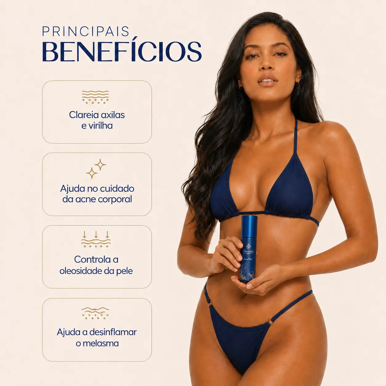 Clareador Cream — Circuito Clareador 4E™ para Áreas Sensíveis