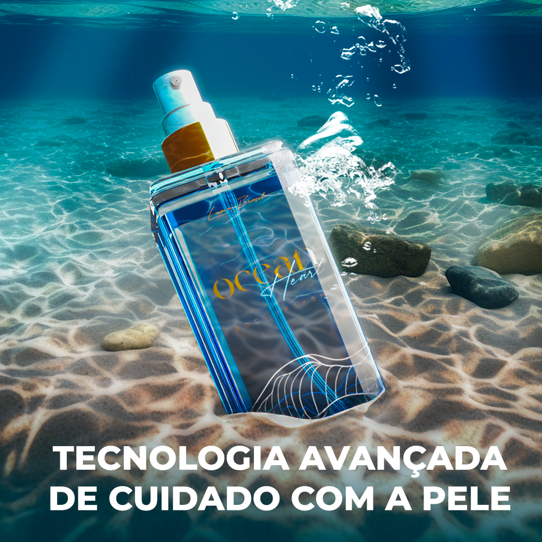 Body Splash Ocean Heart