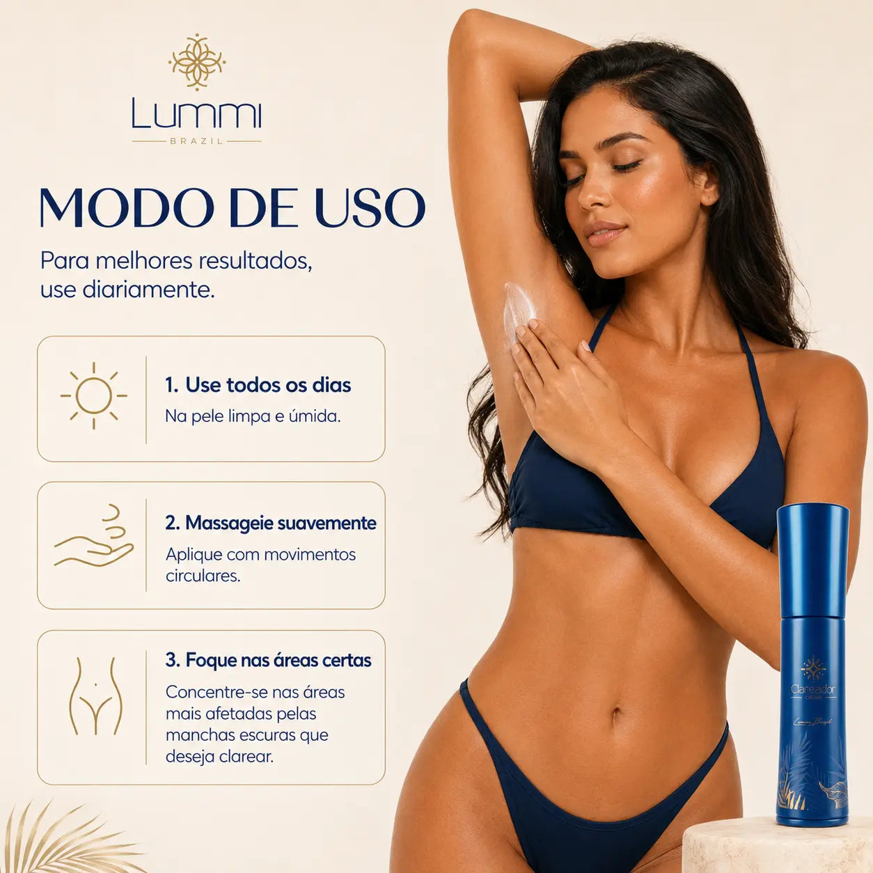 Clareador Cream — Circuito Clareador 4E™ para Áreas Sensíveis