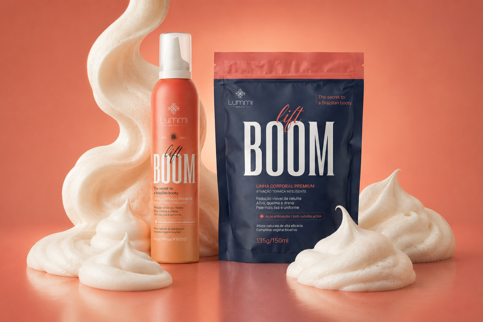 LiftBoom Celulit — Mousse Termogênico Hot Feel®